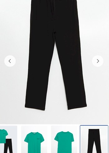 Yeşil Kısa Kollu Erkek Pijama Takımı - Görsel 8