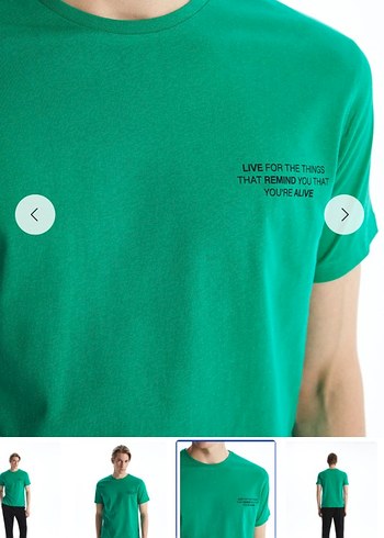 Yeşil Kısa Kollu Erkek Pijama Takımı - Görsel 3