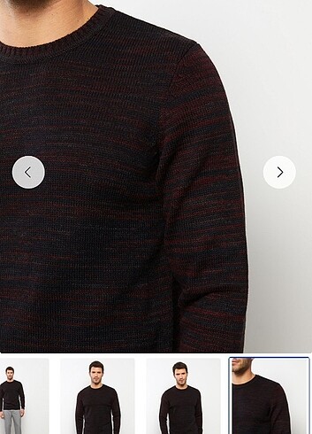 2xl Beden bordo Renk Lc wakiki erkek kazak