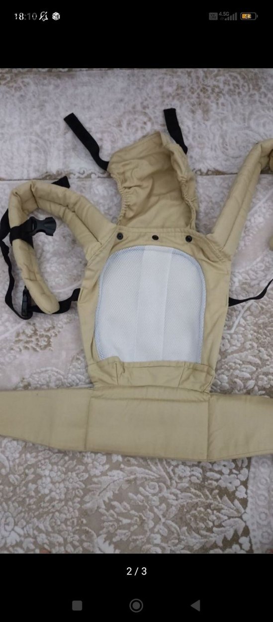 Bej Bebek Taşıyıcı Kanguru - Görsel 3