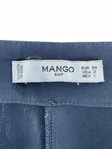 34 Beden lacivert Renk Mango Düz Kesim %70 İndirimli.