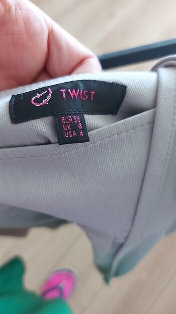 36 Beden camel Renk Twist Etek