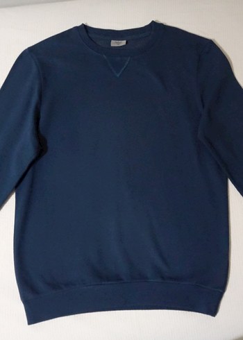 Erkek Lacivert Basic Sweatshirt