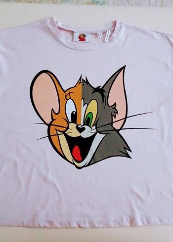 toz pembe kısa kız tisortu