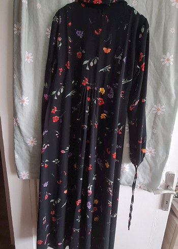 Çiçek Desenli Uzun Bohem Elbise - Görsel 4