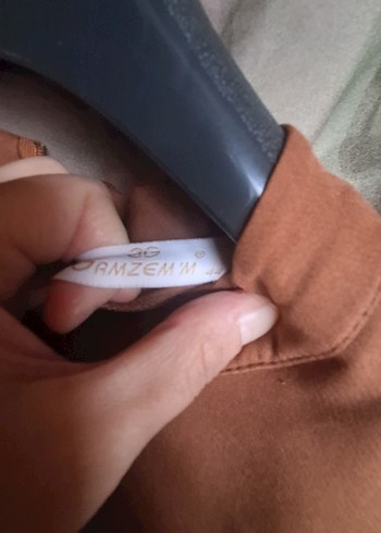 Bej Uzun Kollu Piliseli Uzun Elbise - Görsel 3