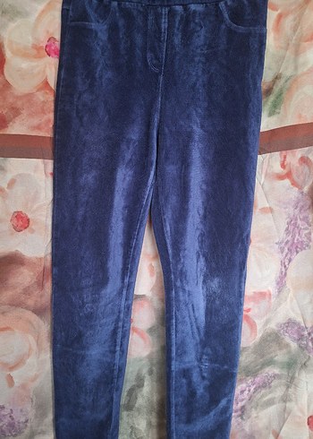 Kız Çocuk Turkuaz İnce Tayt - Görsel 7