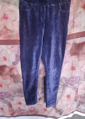 Kız Çocuk Turkuaz İnce Tayt - Görsel 8