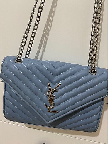 Yves Saint Laurent Bebe mavi çanta