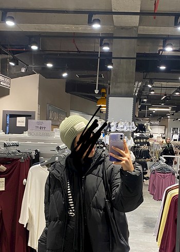 LC Waikiki Siyah Sisme Mont