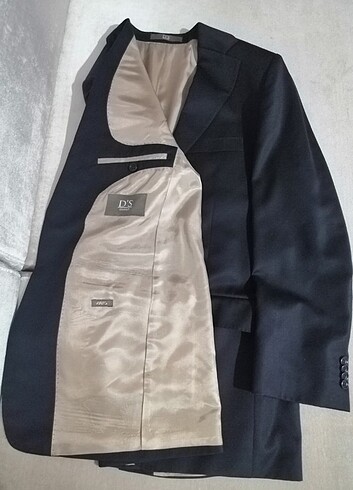 Ds Damat 50/6 drop koyu lacivert Erkak takım elbise 