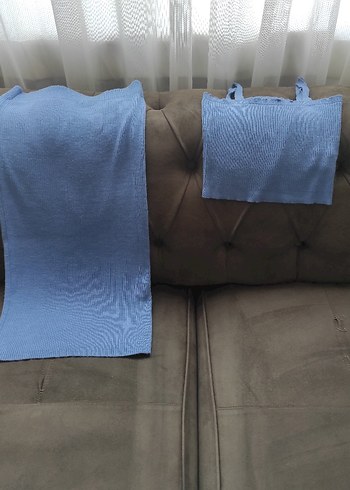 Mavi etek takımı - Görsel 2