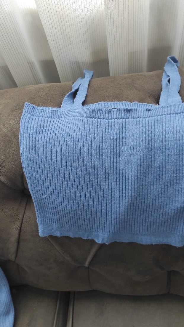 Mavi etek takımı - Görsel 3