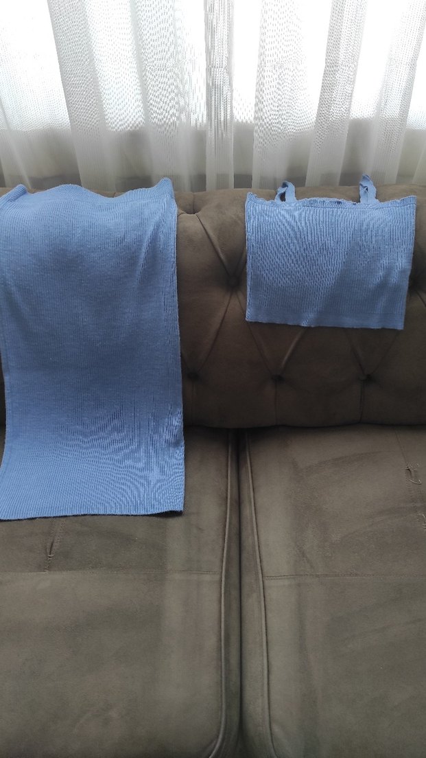 Mavi etek takımı - Görsel 2