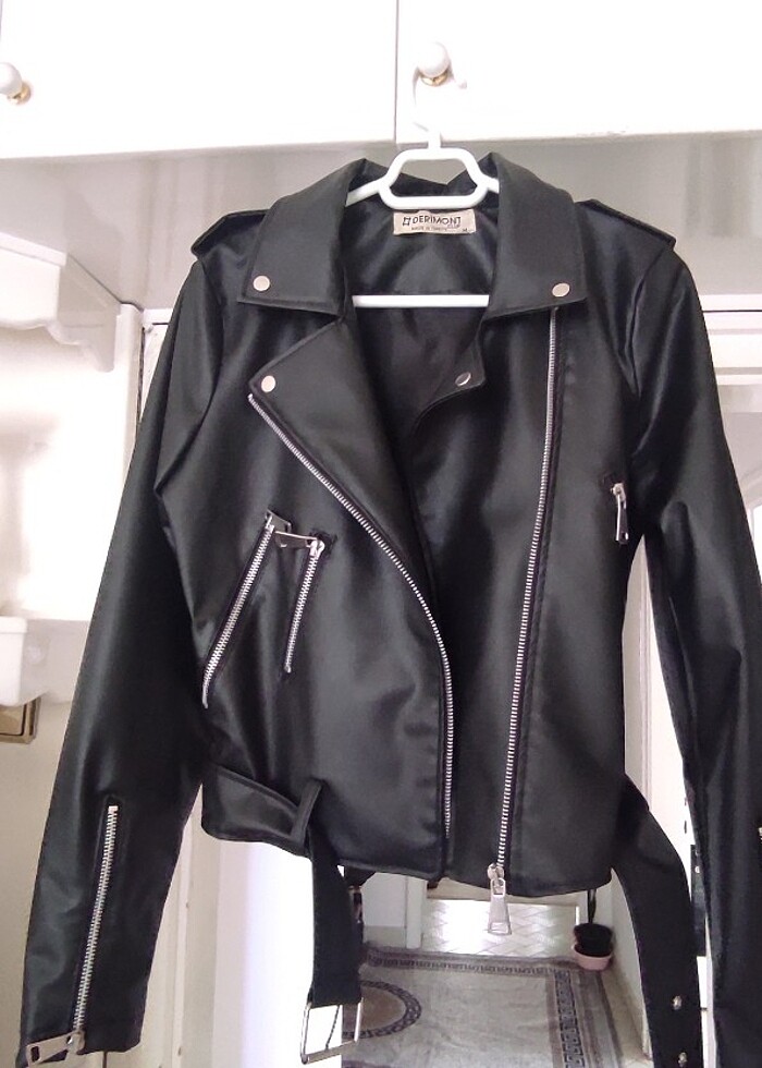 Bayan deri ceket  - Görsel 2