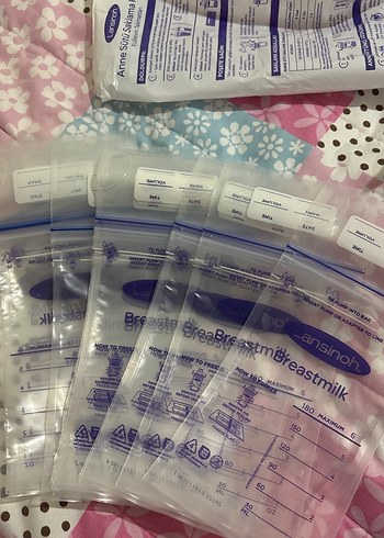 Lansinoh Anne Sütü Saklama Poşetleri Mavi - Görsel 2