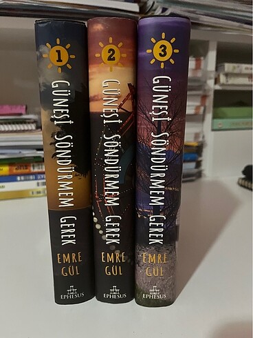  güneşi söndürmem gerek ciltli imzalı set