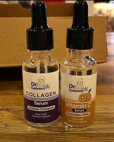 C vitaminli & collagen 2li serum paketi