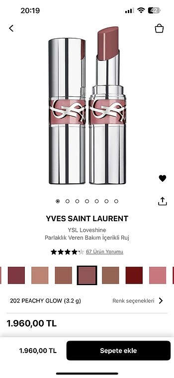 Ysl lipstick