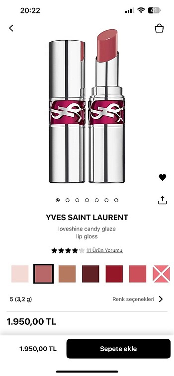 Ysl lipstick
