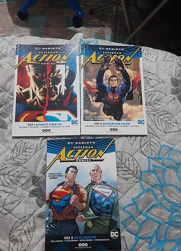 Superman Action Comics DC Rebirth Cilt 1-2-3