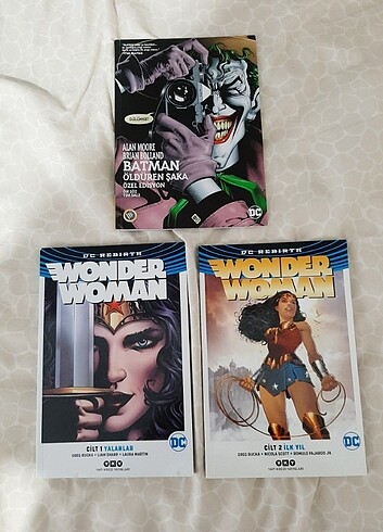 Batman Öldüren Şaka ve Wonder Woman Rebirth Cilt 1-2