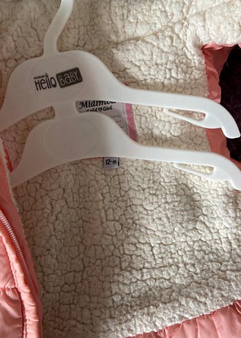 Kız Çocuk Pembe Peluş Detaylı Yelek - Görsel 2