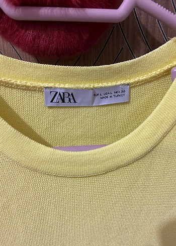 Sarı Kolsuz Mini Triko Elbise - Görsel 4