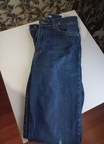 28 Beden mavi Renk Kot pantolon