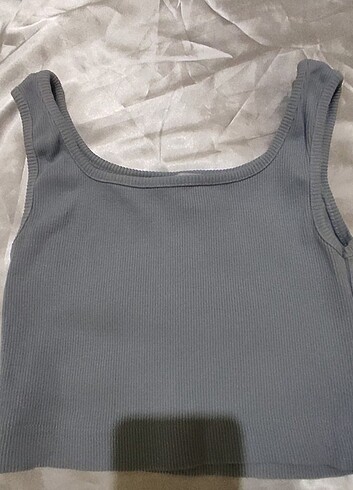 universal Beden mavi Renk Bebe mavisi crop