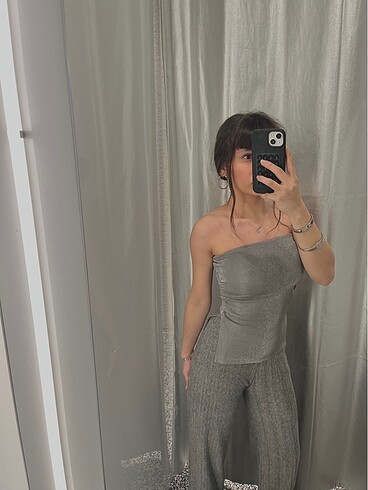 bershka crop simli