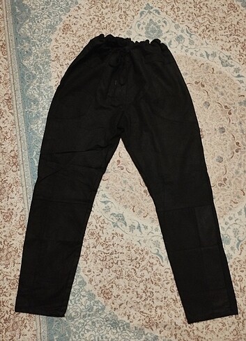 xl Beden siyah Renk Siyah deri pantolon