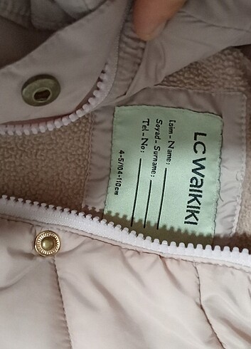 Kız çocuk mont atkı bere - Görsel 4