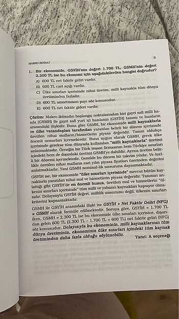 Beden Mikro makro iktisat soru çözümlü konu anlatımı