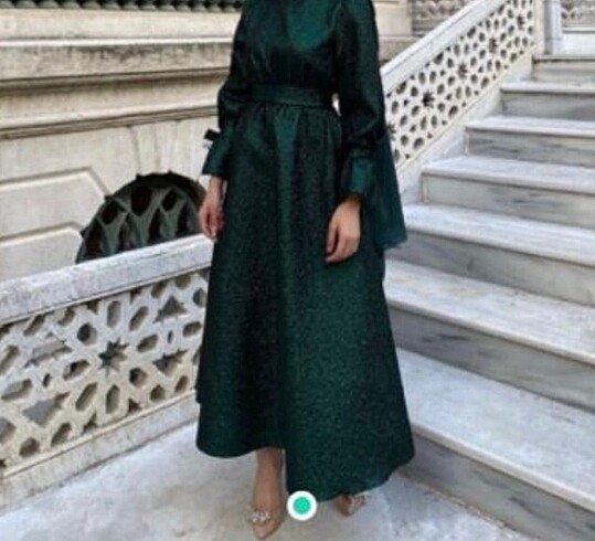 Meliha Tarhancı Yeşil Elbise