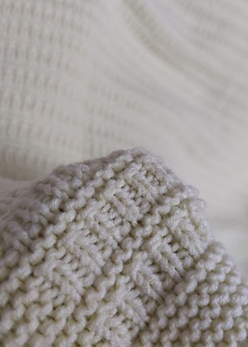 Pastel yeşil  Örgü Çocuk Battaniyesi - Görsel 3