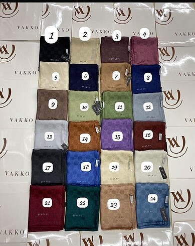 Vakko Vakko Dama Desen Şal Modeli