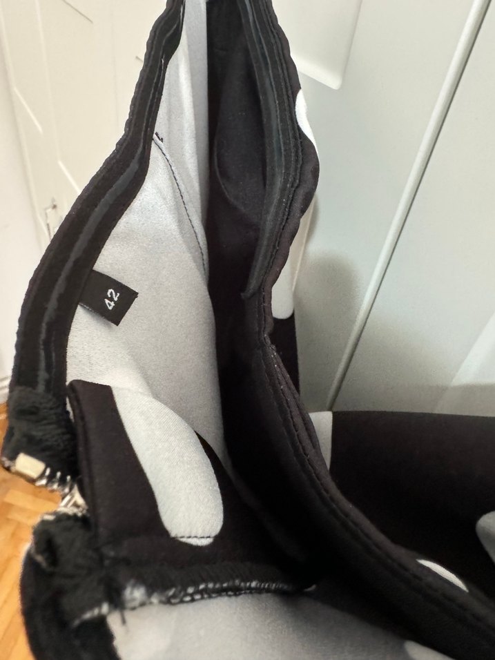 Siyah Puantiyeli Straplez Mini Bluz - Görsel 4