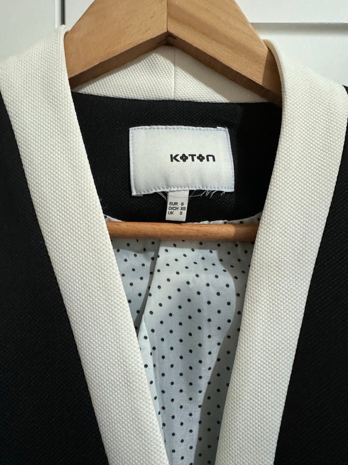 Kadın Siyah Modern Klasik Blazer Ceket - Görsel 2