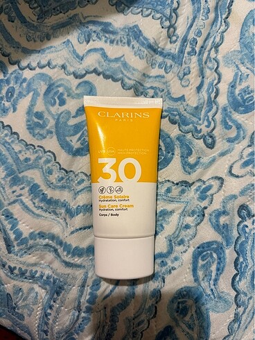 Clarins spf30 sun care cream güneş kremi