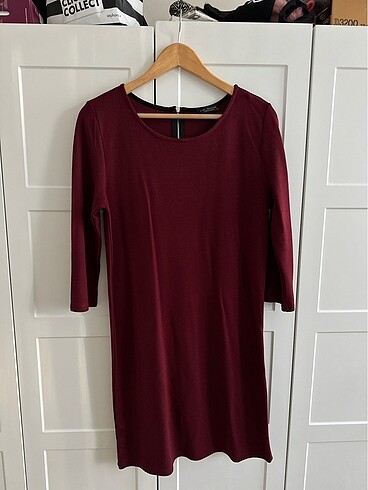 Bordo elbise