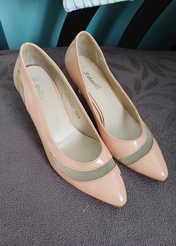 Pembe Stiletto Ofis Ayakkabısı