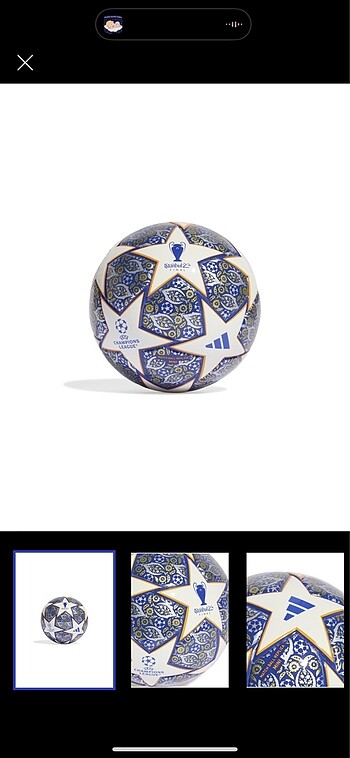 Adidas UCL İstanbul final topu 1 numara