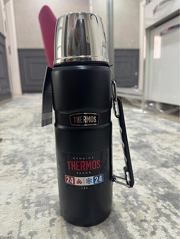 Thermos marka 1.2 lt çelik termos