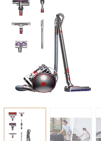 Dyson Bigball Kablolu Gri Toz Torbasız Elektrikli Süpürge - Görsel 5