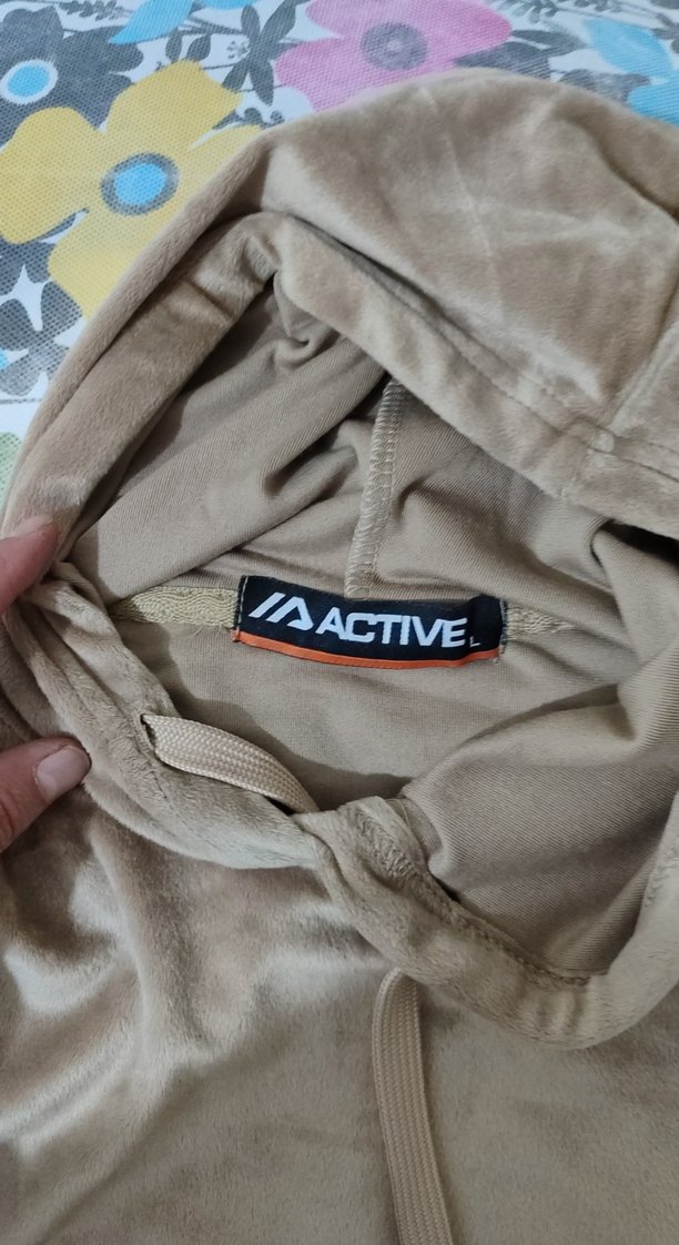 Kahverengi Kapüşonlu Uzun Kadın Ceket - Görsel 3