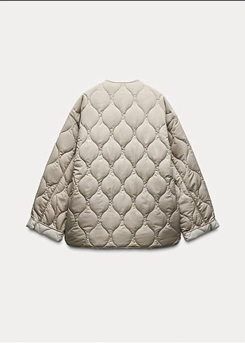 Zara Bej Kadın Mini Denim Ceket