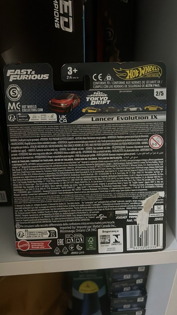 Hot Wheels Kırmızı Lancer Evolution IX Oyuncak Araba - Görsel 2