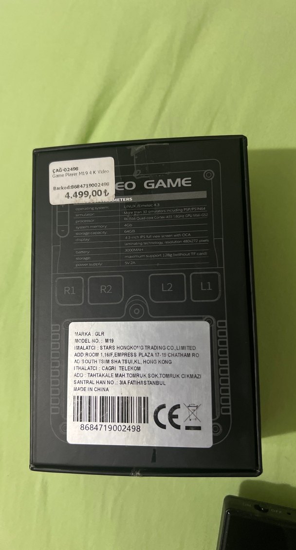 SJGAM MI9 El Konsolu - Görsel 2