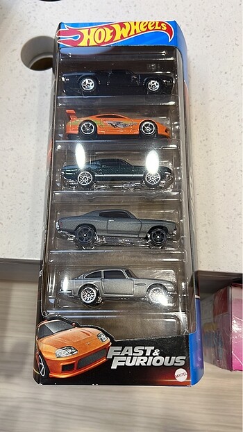  Hotwheels Hızlı ve öfkeli set ve tooned supra 